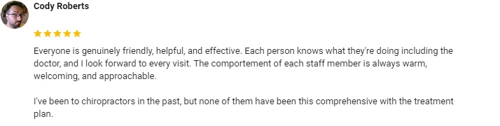 Chiropractic Edmond OK Testimonial Cody R Chiropractic Edmond OK Testimonial Cody R